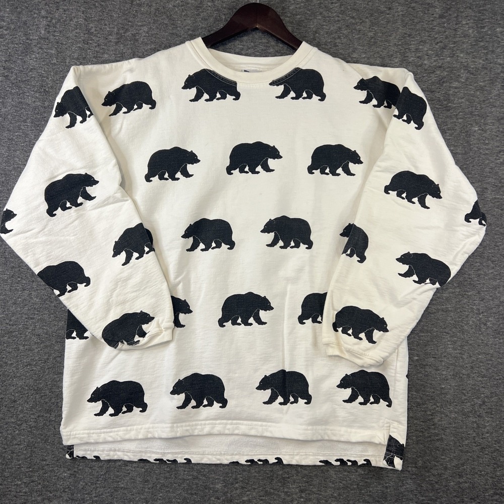 Vintage 90s Fit‎ America Oversized Sweatshirt Women's Medium Animal Nature